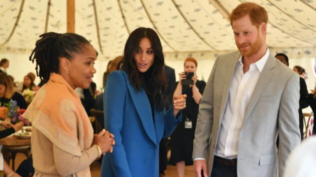 Doria Ragland, Meghan Markle e Príncipe Harry | Getty Images
