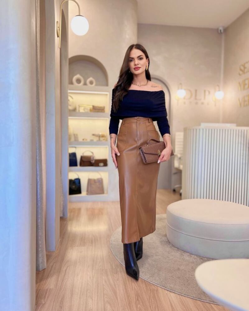 Faldas largas con botas