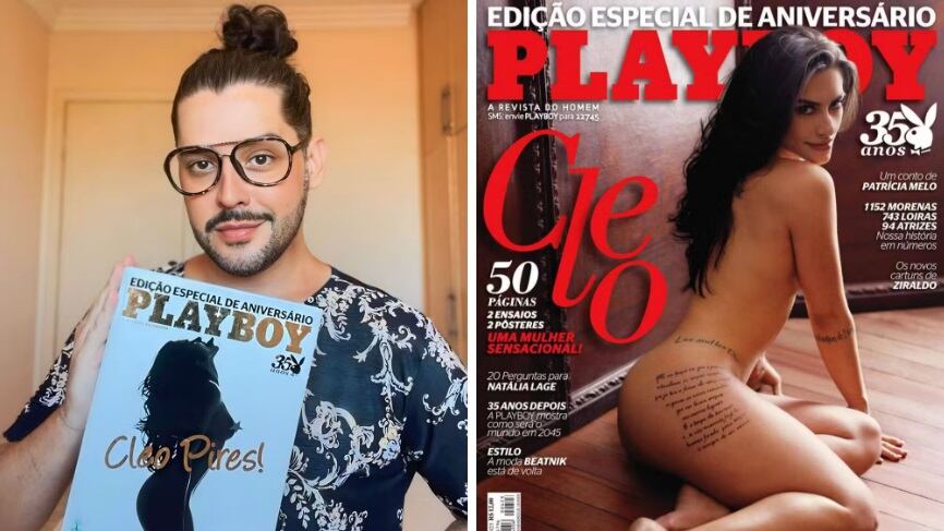 Playboy de Cleo Pires teve duas edições