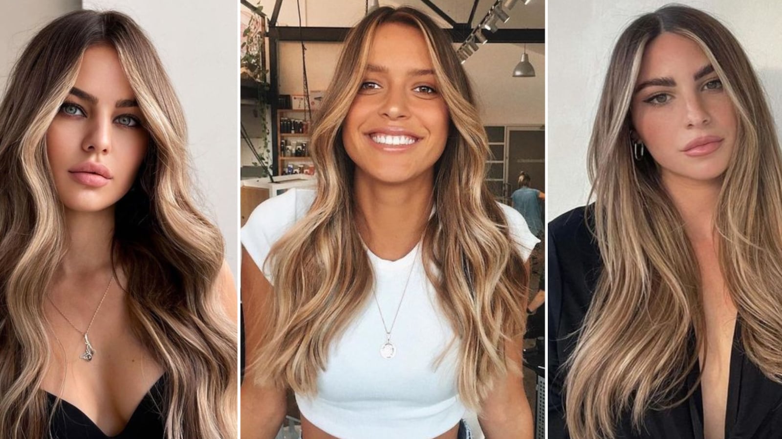 Mechas beige para morenas