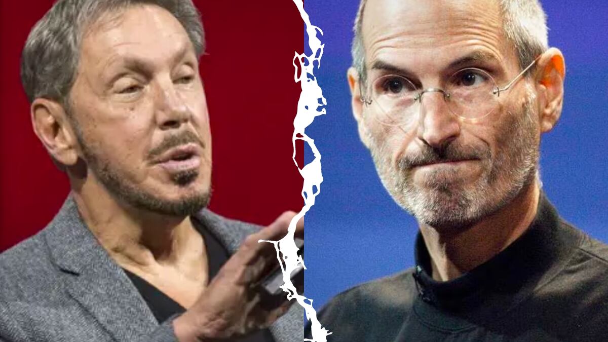 Larry Ellison y Steve Jobs | Composición