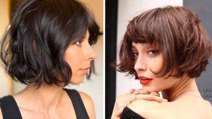 Cabelos curtos com franja 2024 - Foto: Reprodução