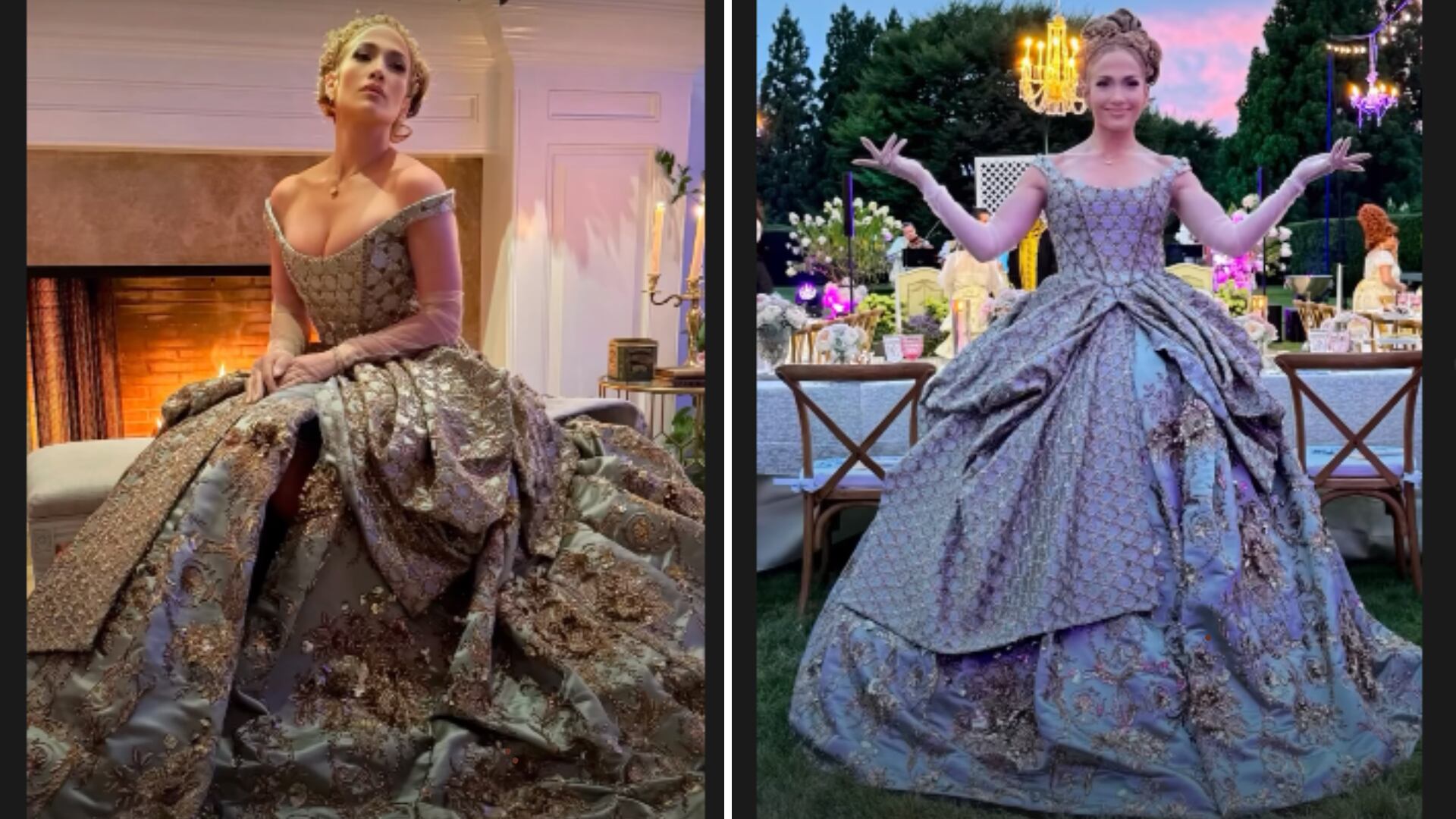 Jennifer López celebró como una reina sus 55 años, pues lo hizo al estilo de la serie de época "Bridgerton".