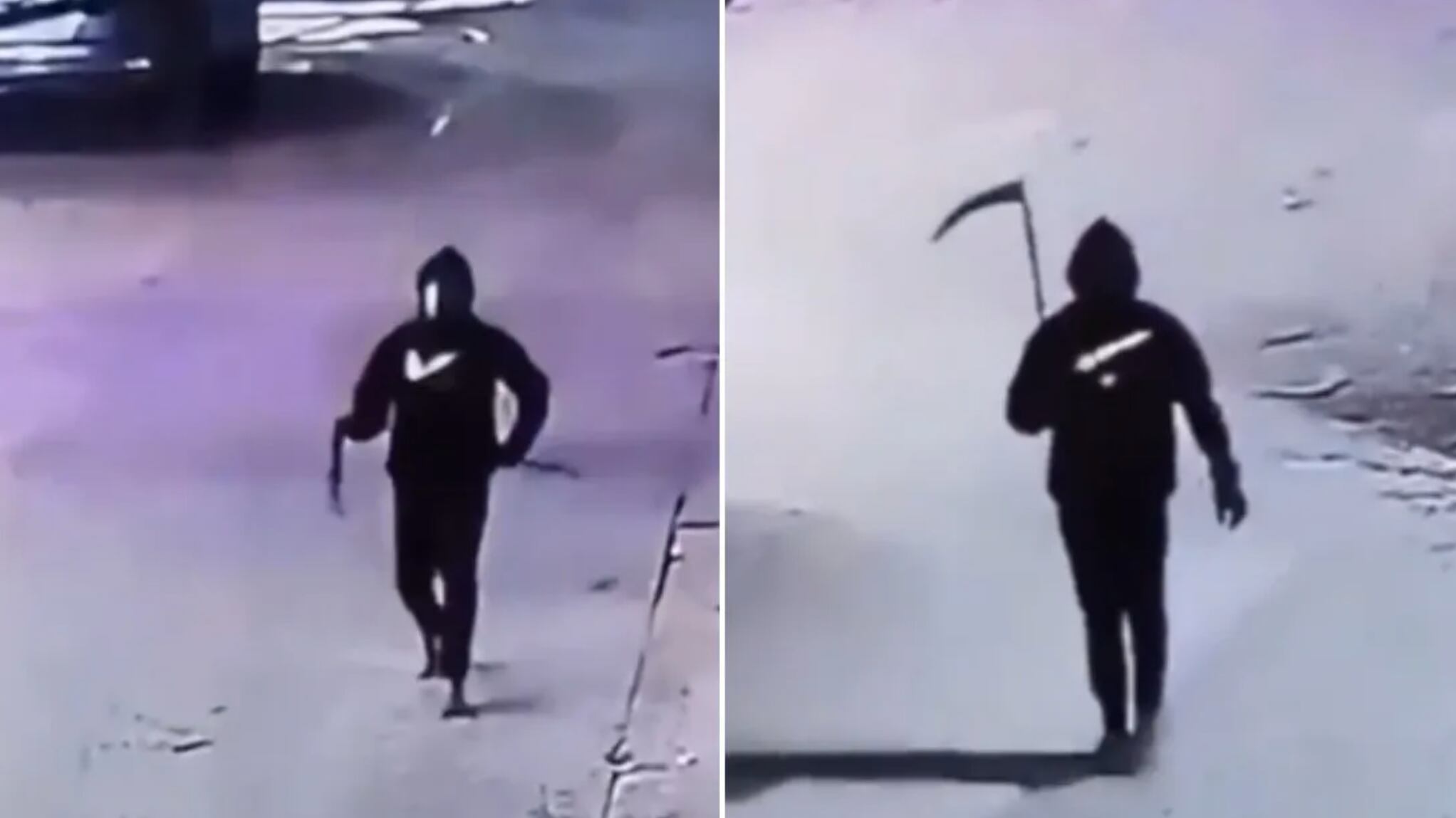 La policía se le acercó para ver qué pasaba