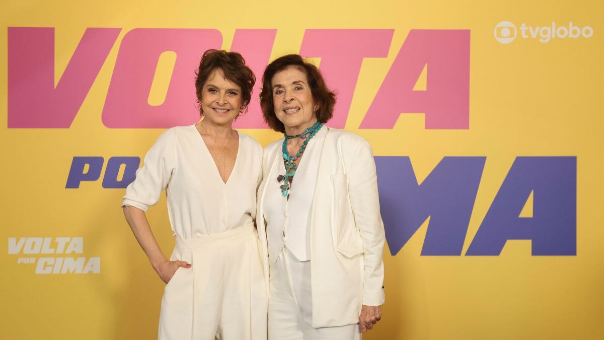 Drica Moraes (Joyce) e Betty Faria (Belisa) são irmãs na novela Volta por Cima