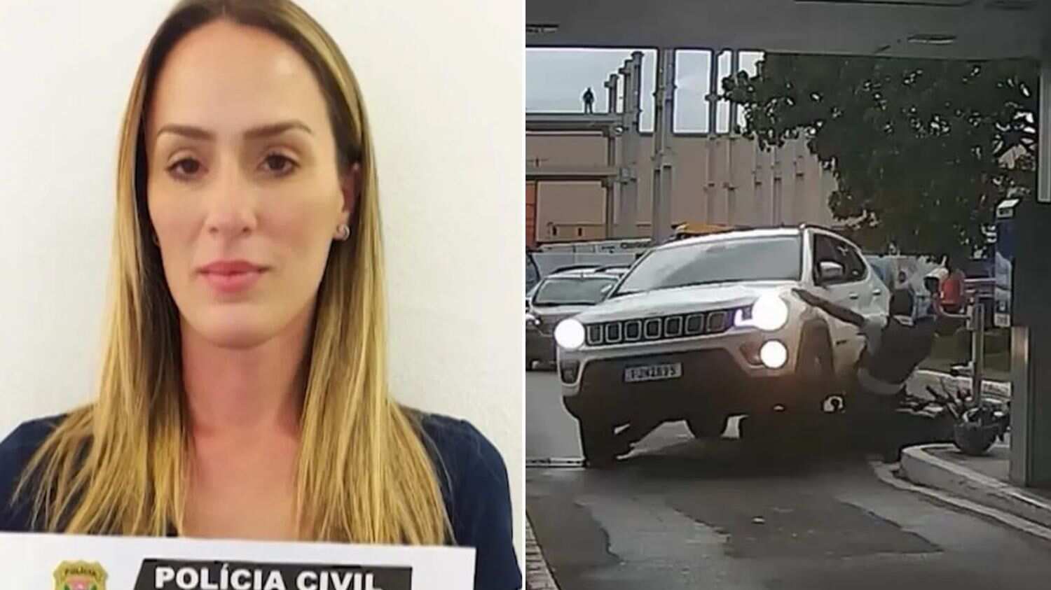 Ela está presa