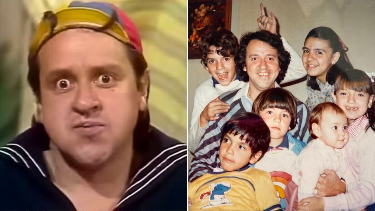 Carlos Villagran tiene una entrañable relación con sus hijos