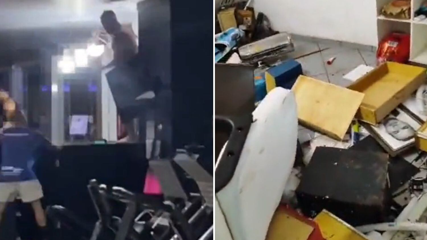 Ele foi agredido por populares e segue internado