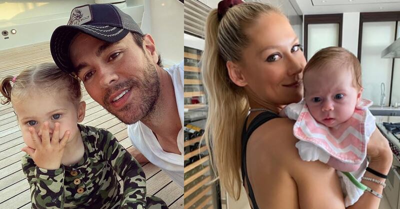 Anna Kournikova y Enrique Iglesias hijos