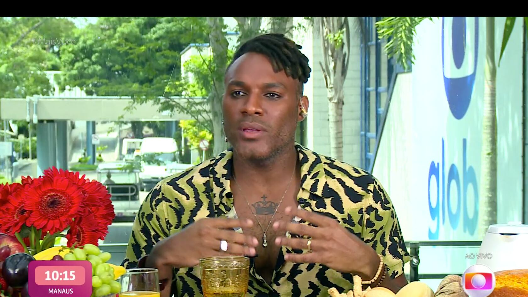 Fred Nicácio no "Mais Você"