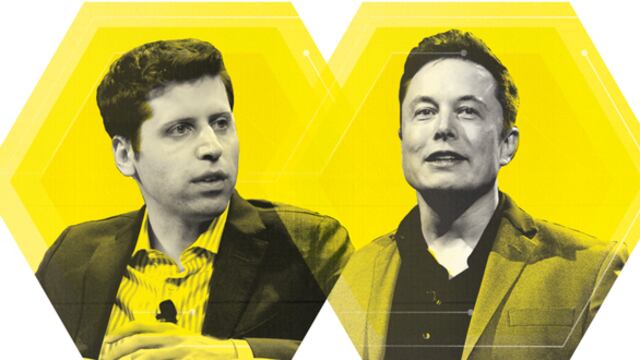 Sam Altman y Elon Musk.