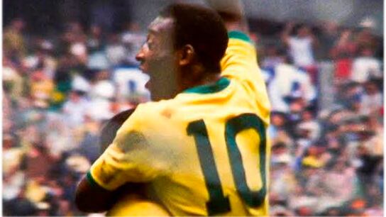 Pelé com a camisa 10 da Seleção Brasileira