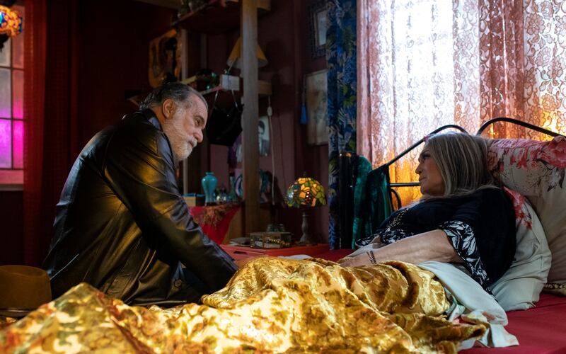 Tony Ramos (Antônio) e Susana Vieira (Candida) gravam cena emocionante de Terra e Paixão