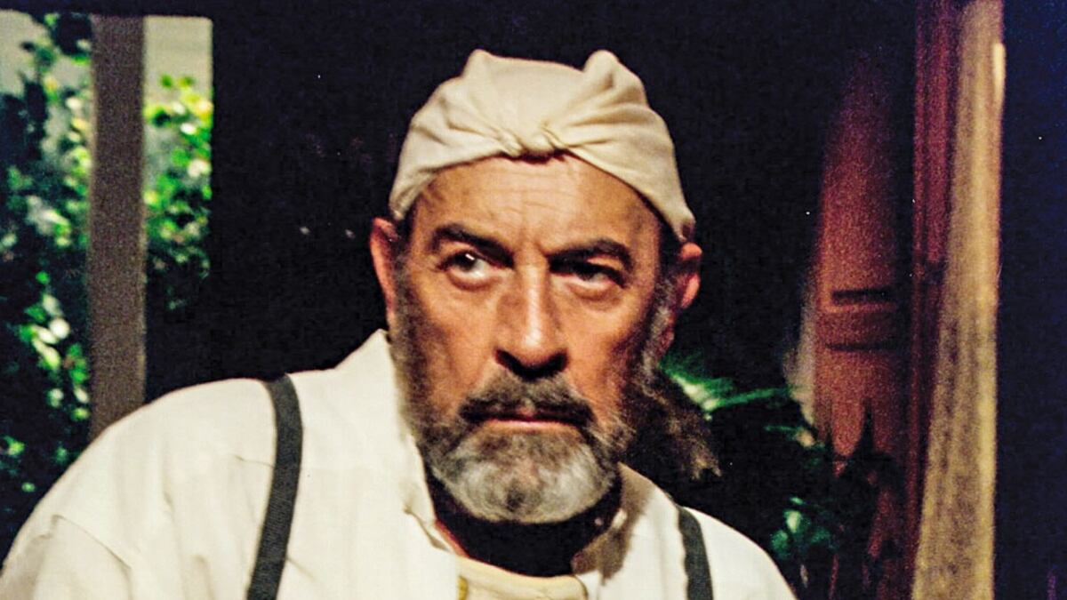 Em "O Rei do Gado", Geremias Berdinazzi (Raul Cortez) encontra Bruno Mezenga (Antonio Fagundes)