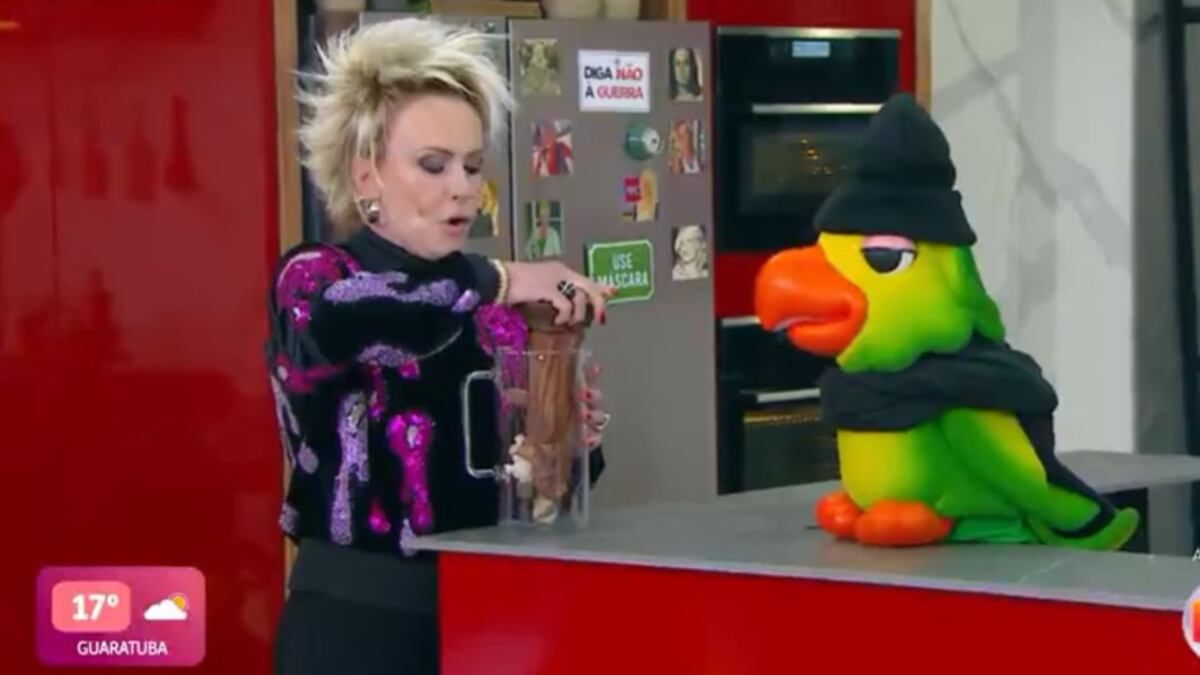 Ana Maria Braga ensina simpatia ao vivo