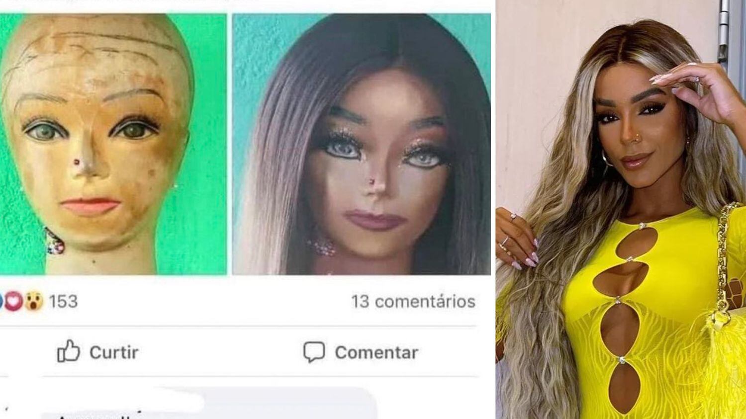 Dançarina entrou na brincadeira e compartilhou a imagem