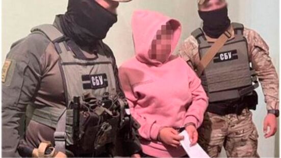 Agente russa presa na Ucrânia