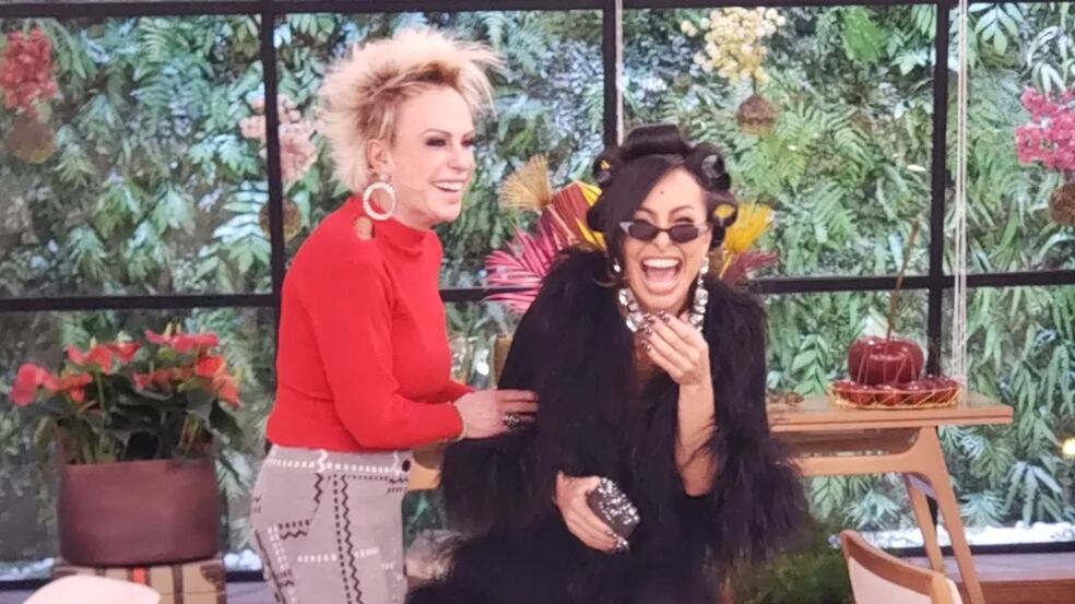 Ana Maria Braga recebeu Sabrina Sato no 'Mais Você' desta terça