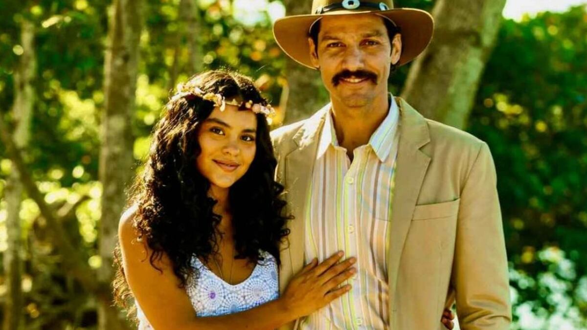 Em Pantanal, Muda (Bella Campos) dispensa Tibério (Guito) depois do casamento