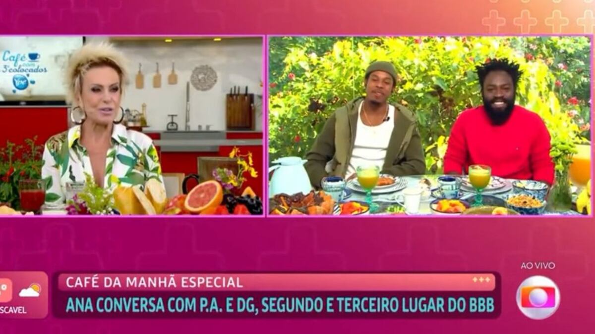 Ana Maria recebe PA e DG no 'Mais Você'