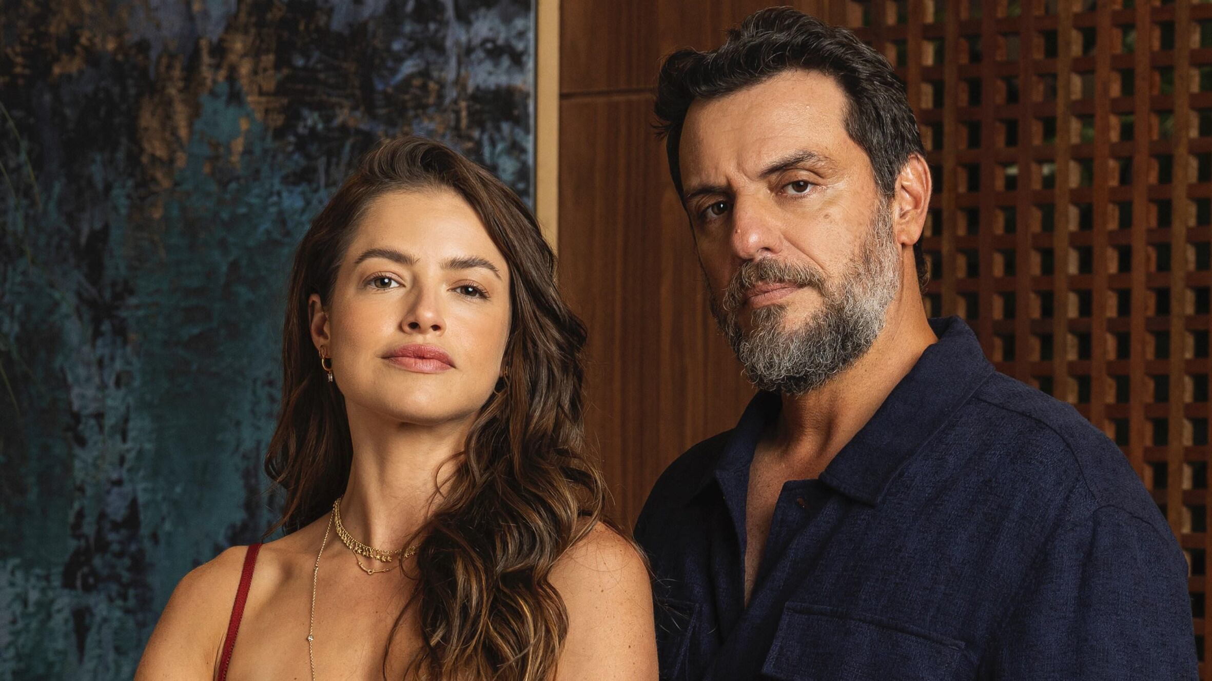 Mania de Você: Luma (Agatha Moreira) e Molina (Rodrigo Lombardi)