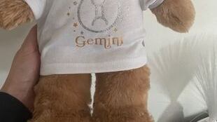 O ursinho de pelúcia possui uma gravação da voz do jovem, morto em 2020