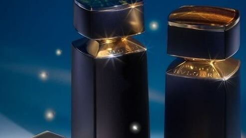 Frasco de perfume Bvlgari