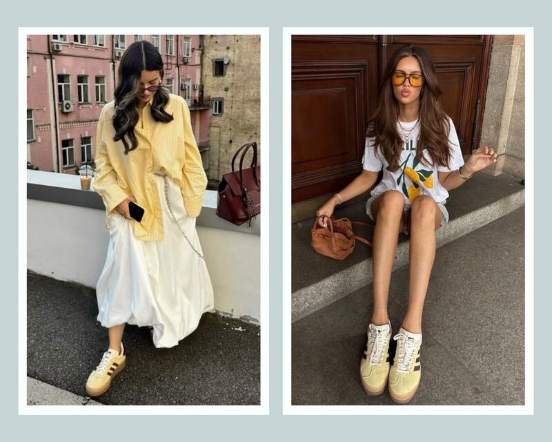 Los tenis amarillo mantequilla serán tendencia.