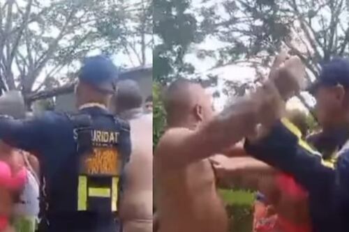 Briga em massa durante passeio em famoso resort