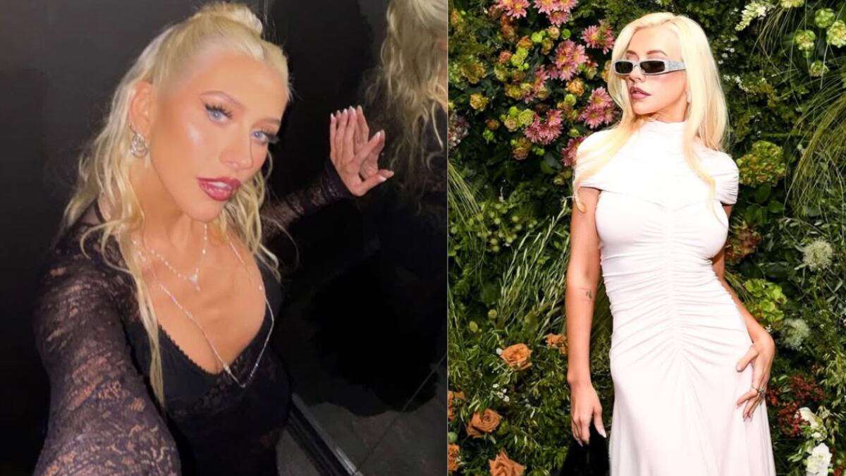 Este look de Christina Aguilera causó opiniones divididas.