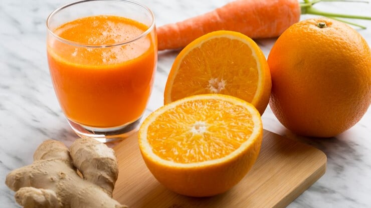 Com cenoura e gengibre: o suco natural caseiro potente para ter mais energia
