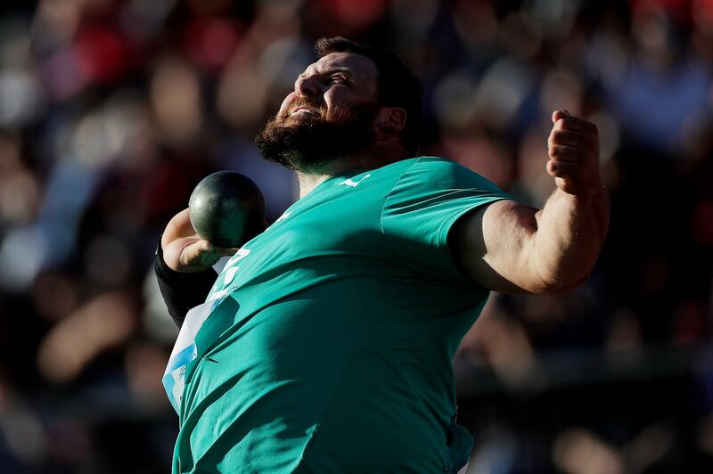 Lançamento do peso.