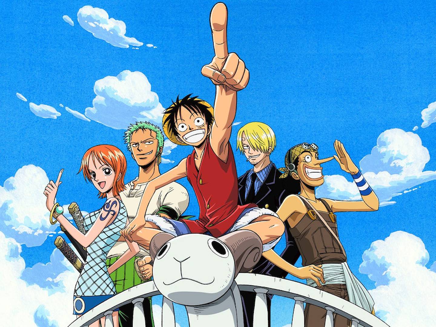 Novos episódios e filmes dublados de One Piece na NETFLIX