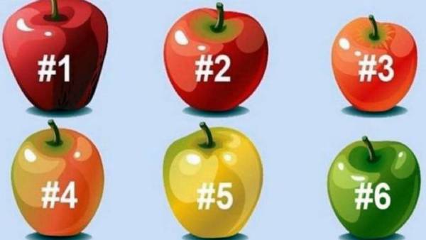 Escolha uma cor e número de maçã e nós revelaremos detalhes de sua personalidade
